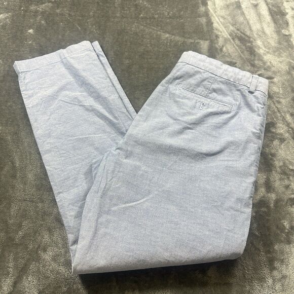 Vineyard Vines Pants Mens 32x32 Blue Slim Fit Breaker Pant Chino Preppy - Picture 9 of 13